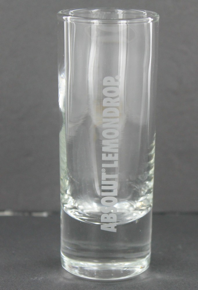 Absolut Lemondrop Tall Shot Glass