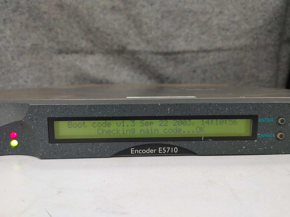 Tandberg Encoder E5710 Mpeg 2 SD Evolution 1RU Encoder