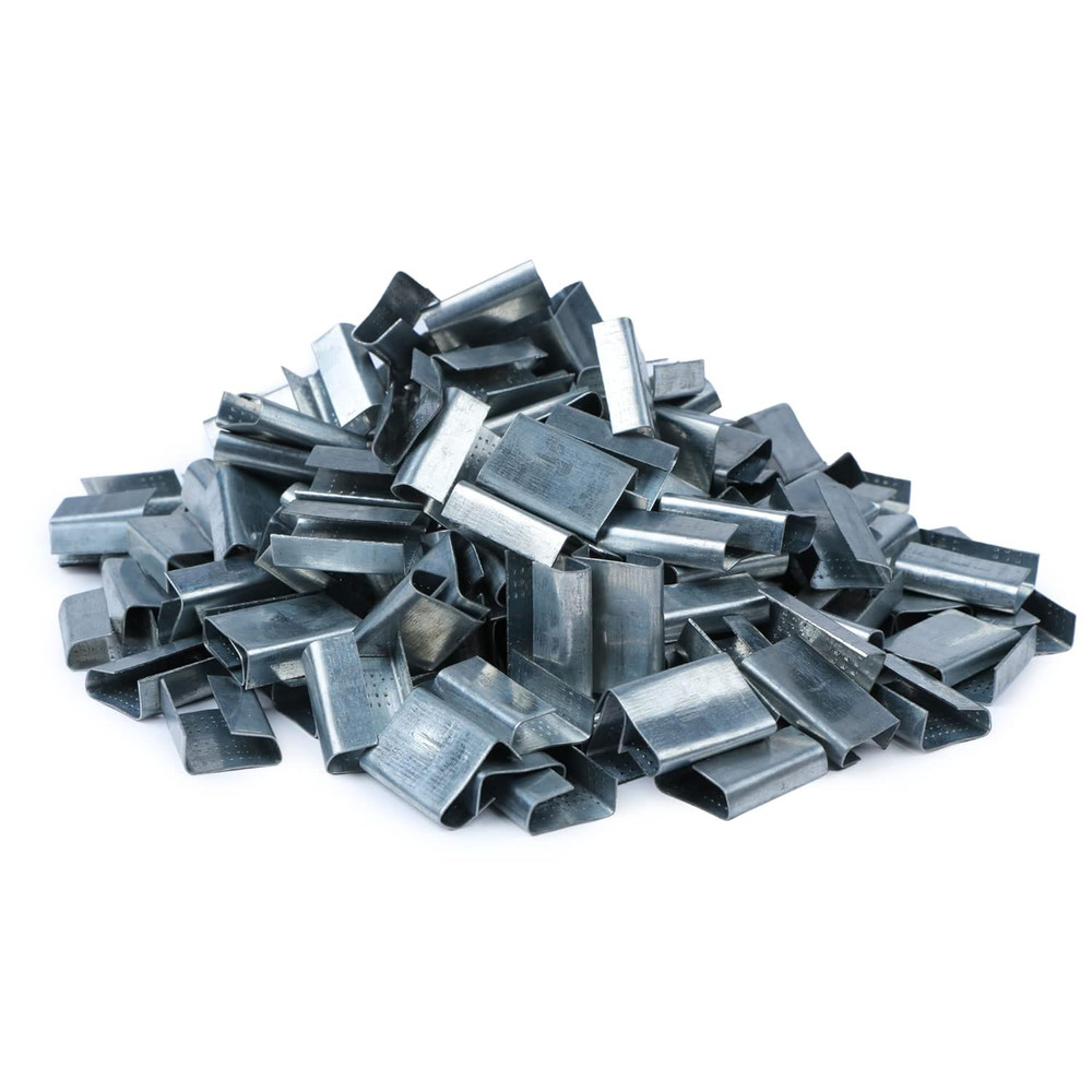 200PCS Packaging Strapping Open Serrated Seals for 5/8" Strap Width Polyester (P