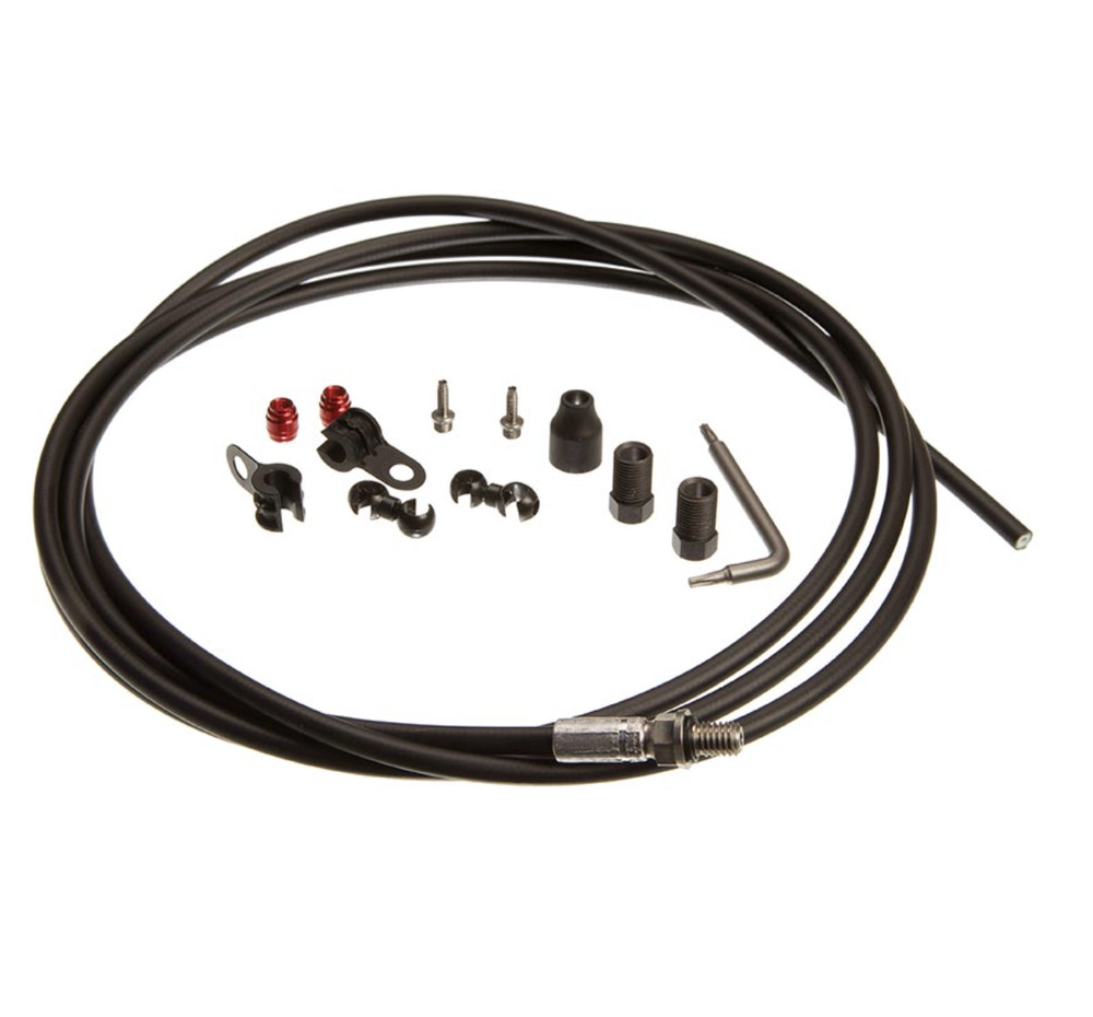 SRAM, Hydraulic Brake Hose Kit - Threaded Inline, 2000mm, Black