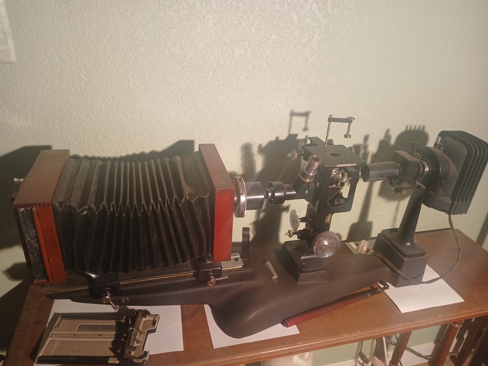 Bausch and Lombe Vintage Metallurgical Analytical Microscope
