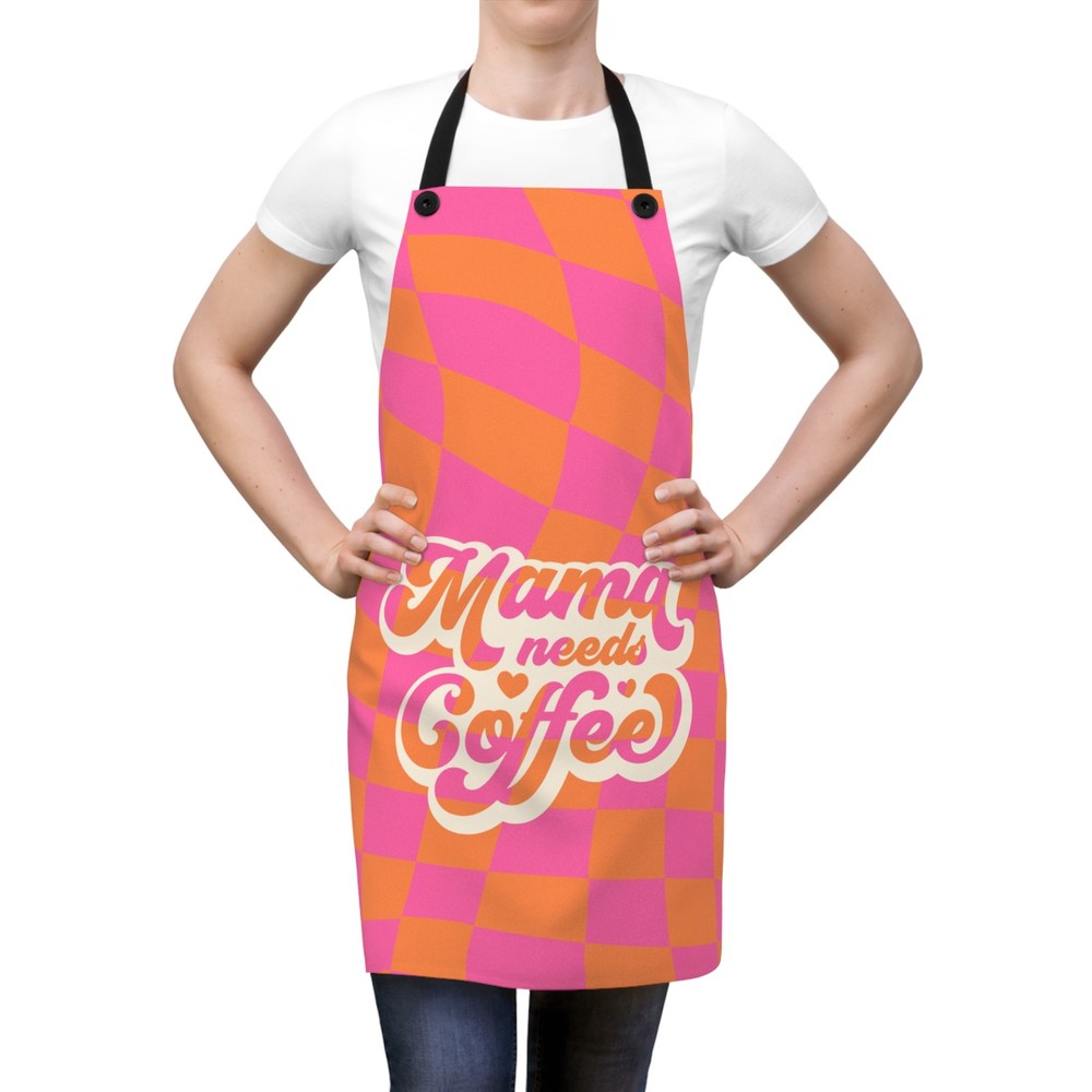 Colorful Coffee Lover's Apron - Perfect Gift for Moms,