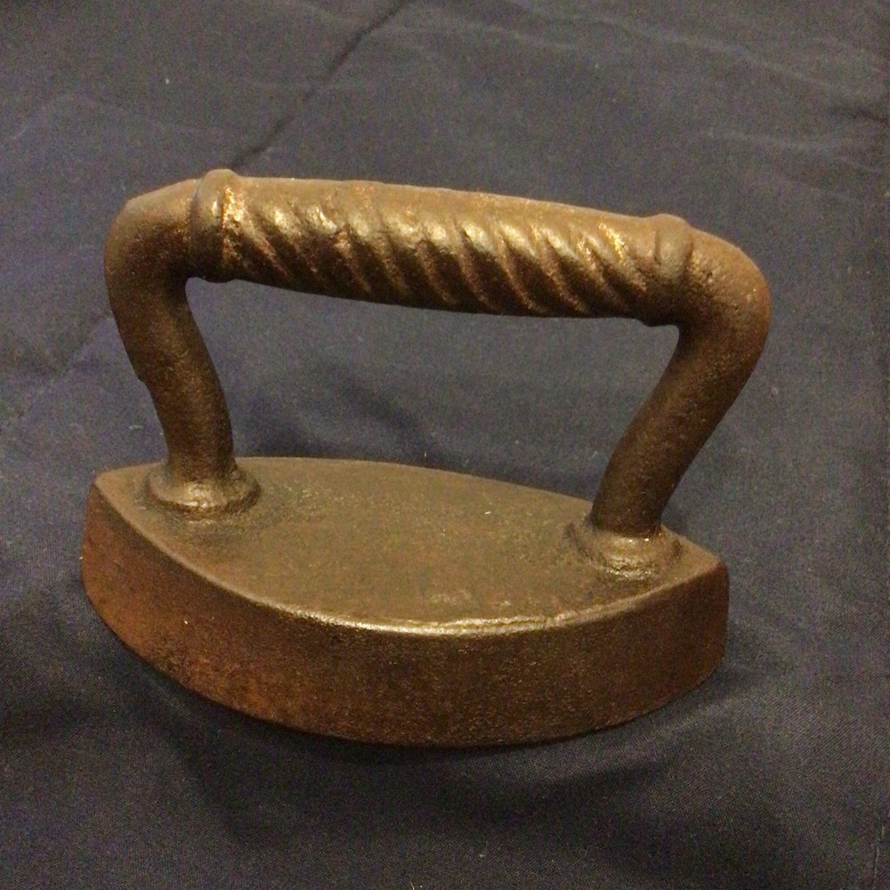 Antique Sad Iron Metal Flat Iron (child size)