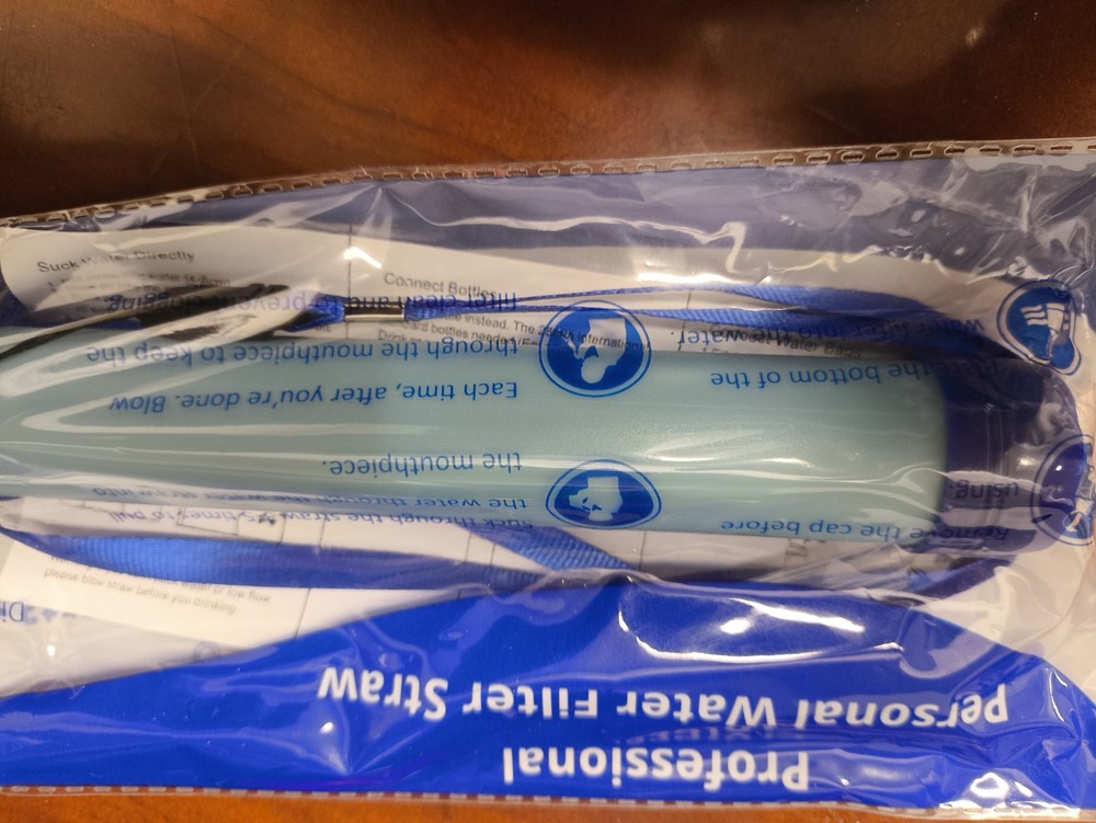 Portable Personal Water Filter Straw Purifying Device