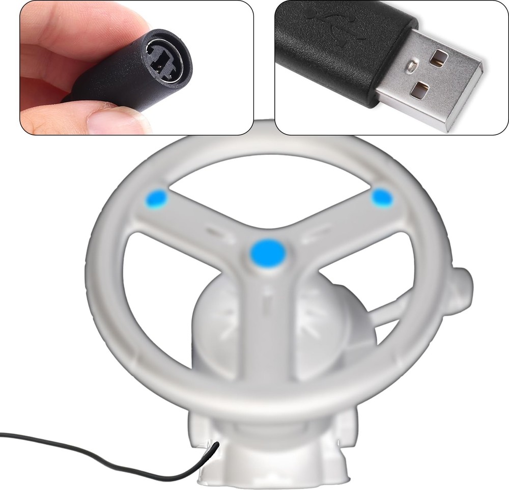 XIHIRCD 3pcs USB Breakaway Cables, Cord Replacements for black