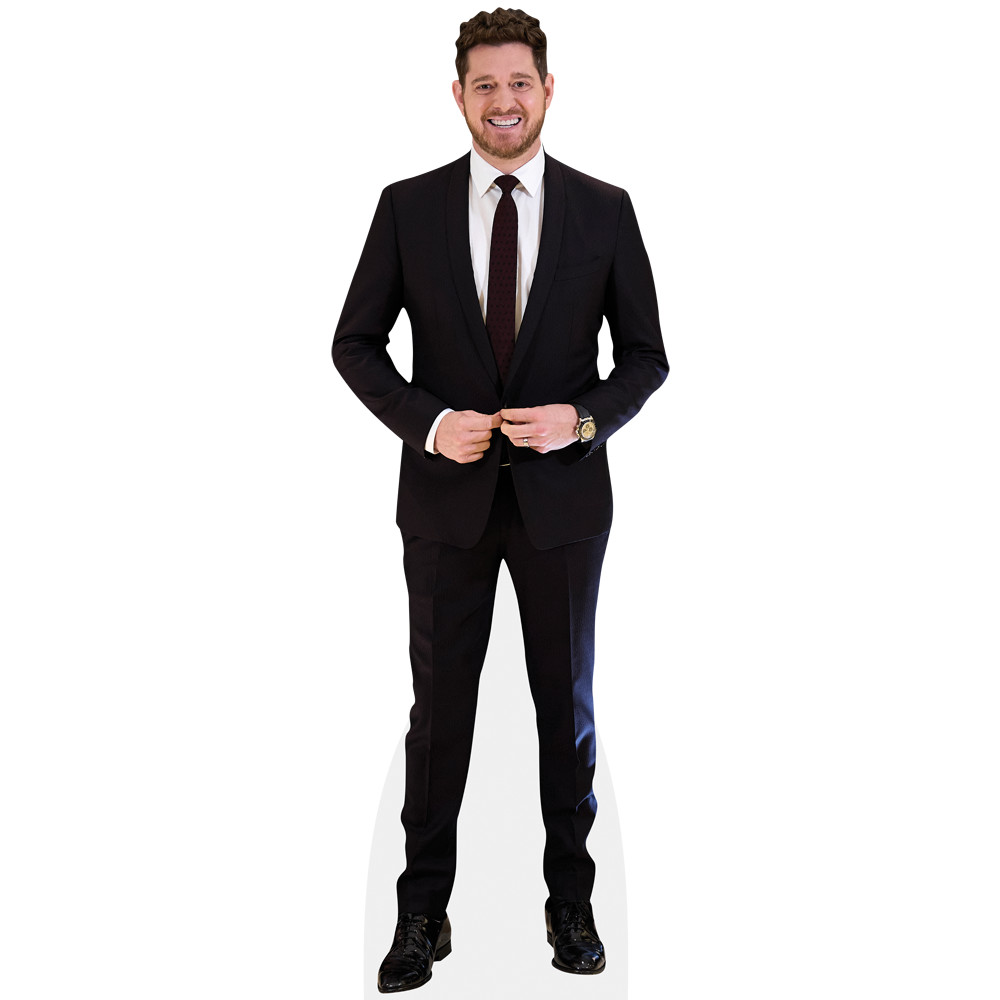 Michael Buble (Black Suit) Mini Size Cutout