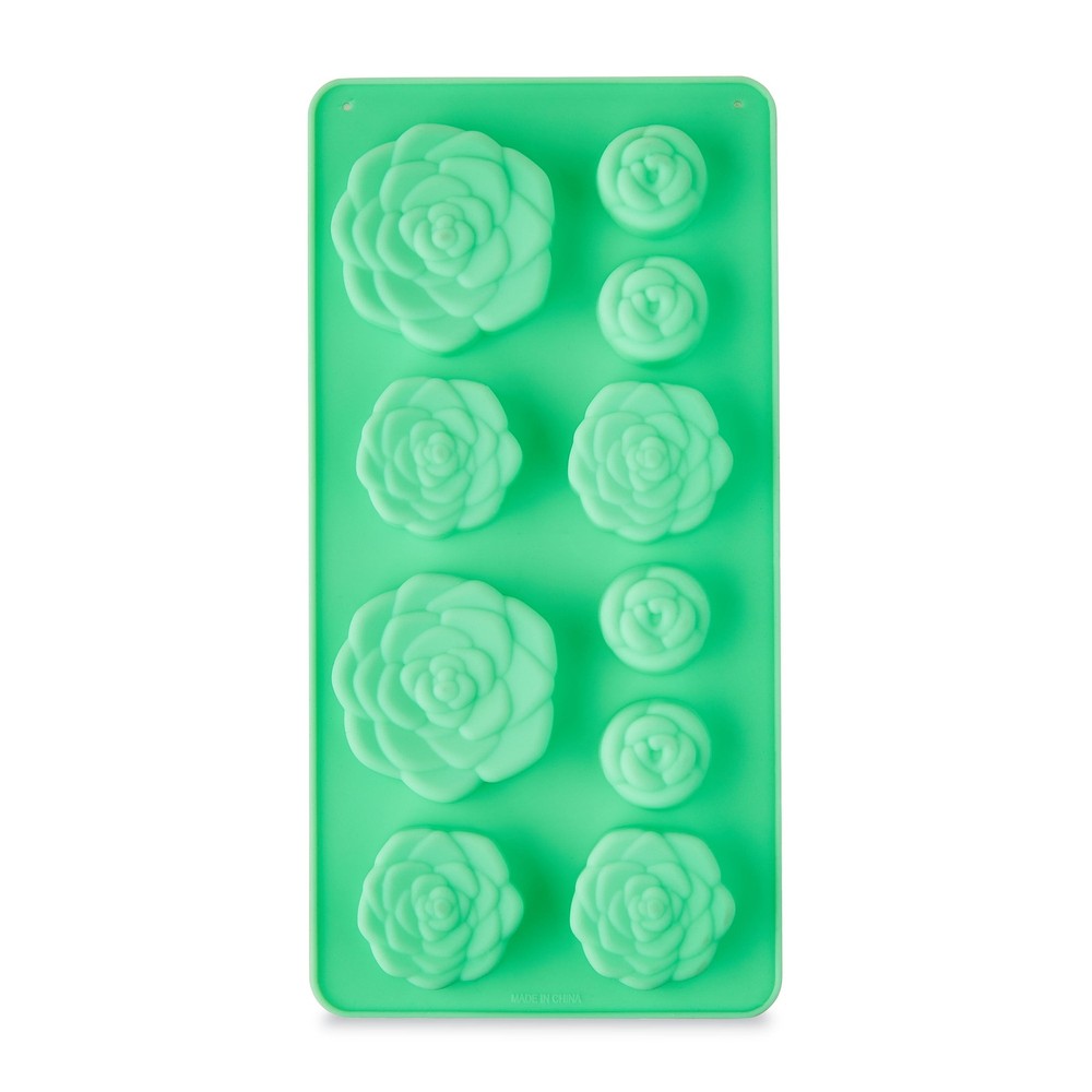 (2 pack 10-Cavity Succulent Silicone Mold by