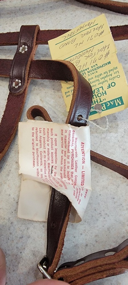 MacPherson Leather Horse Halter Band Headstall