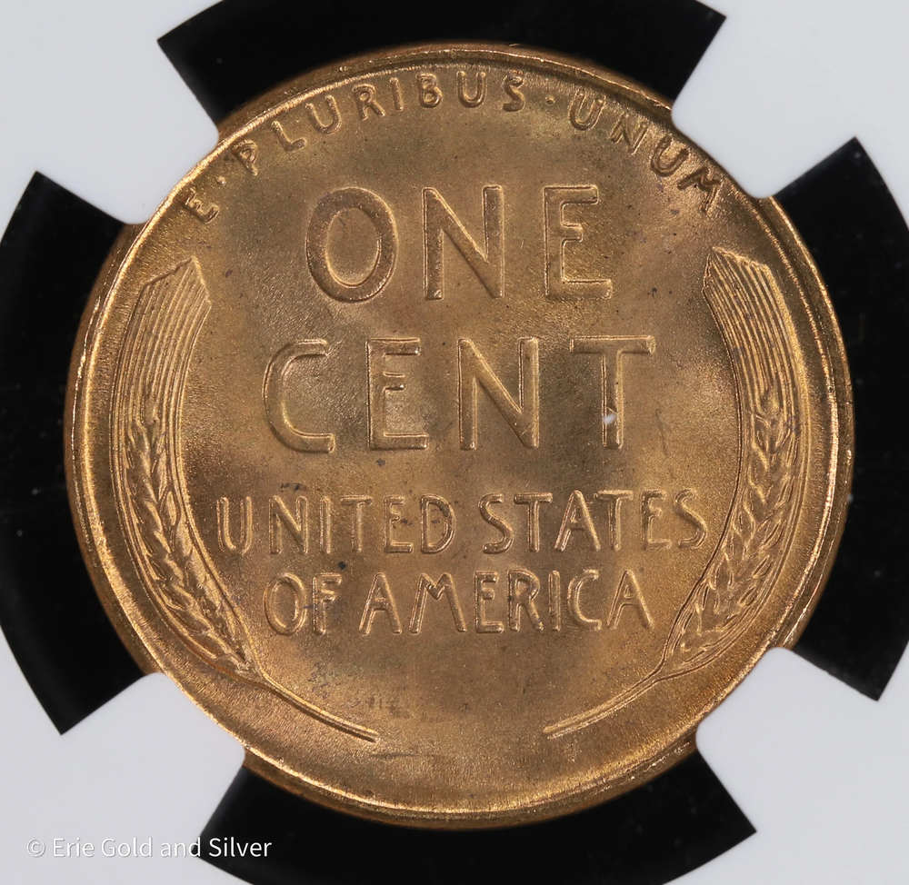 1954 S Lincoln Wheat Cent 1C PCGS MS 66 Red