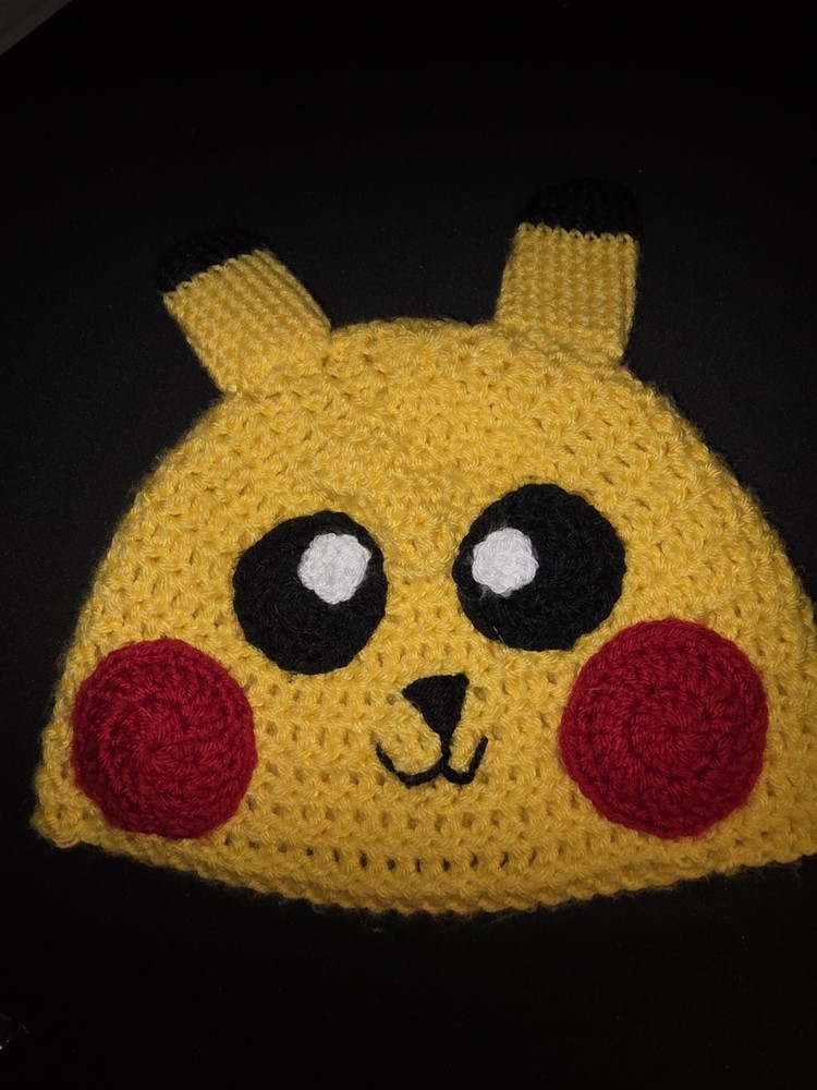 Crochet Pikachu Hat