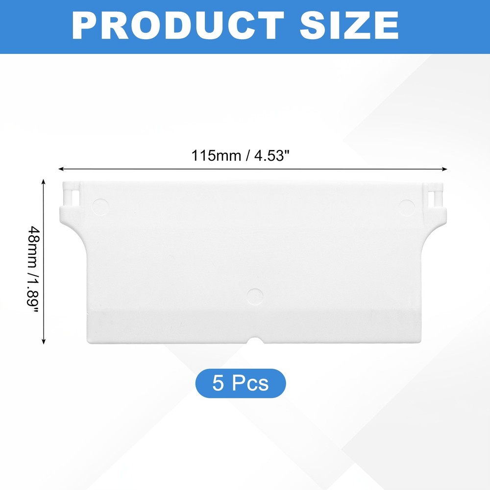 5Pcs Vertical Blind Weights 115mm Plastic Vertical Blind Bottom Weights