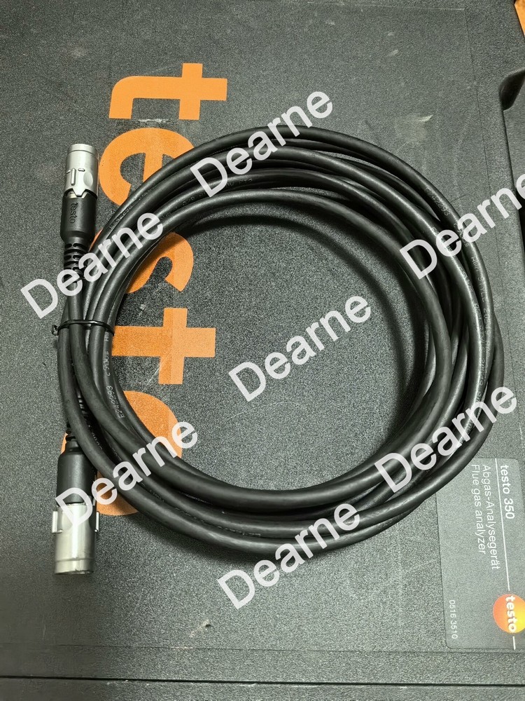 Testo 350 flue gas analyzer box connection cable