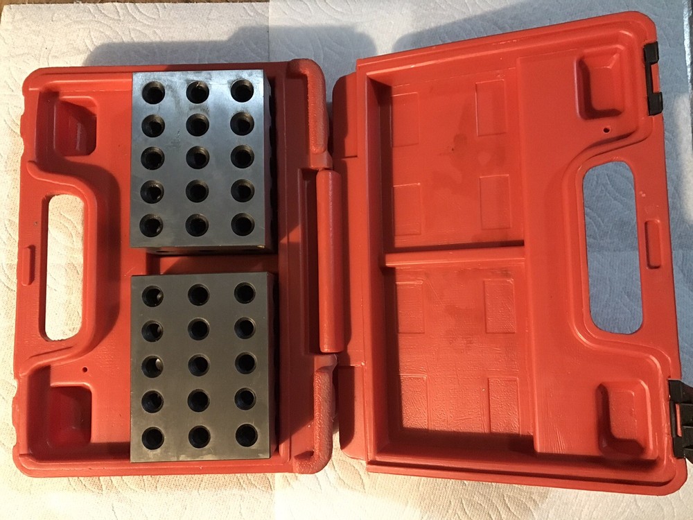 SPI precision block set 2”x3”x4” with case
