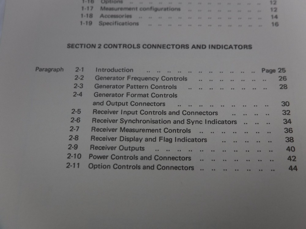 Hewlett Packard 3780A Pattern Generator / Error Detector Manual 03780-90021