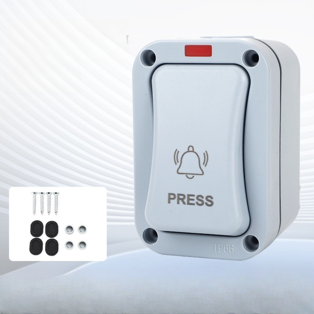 Waterproof Outdoor Doorbell Button Switch with Quick Installation Feature