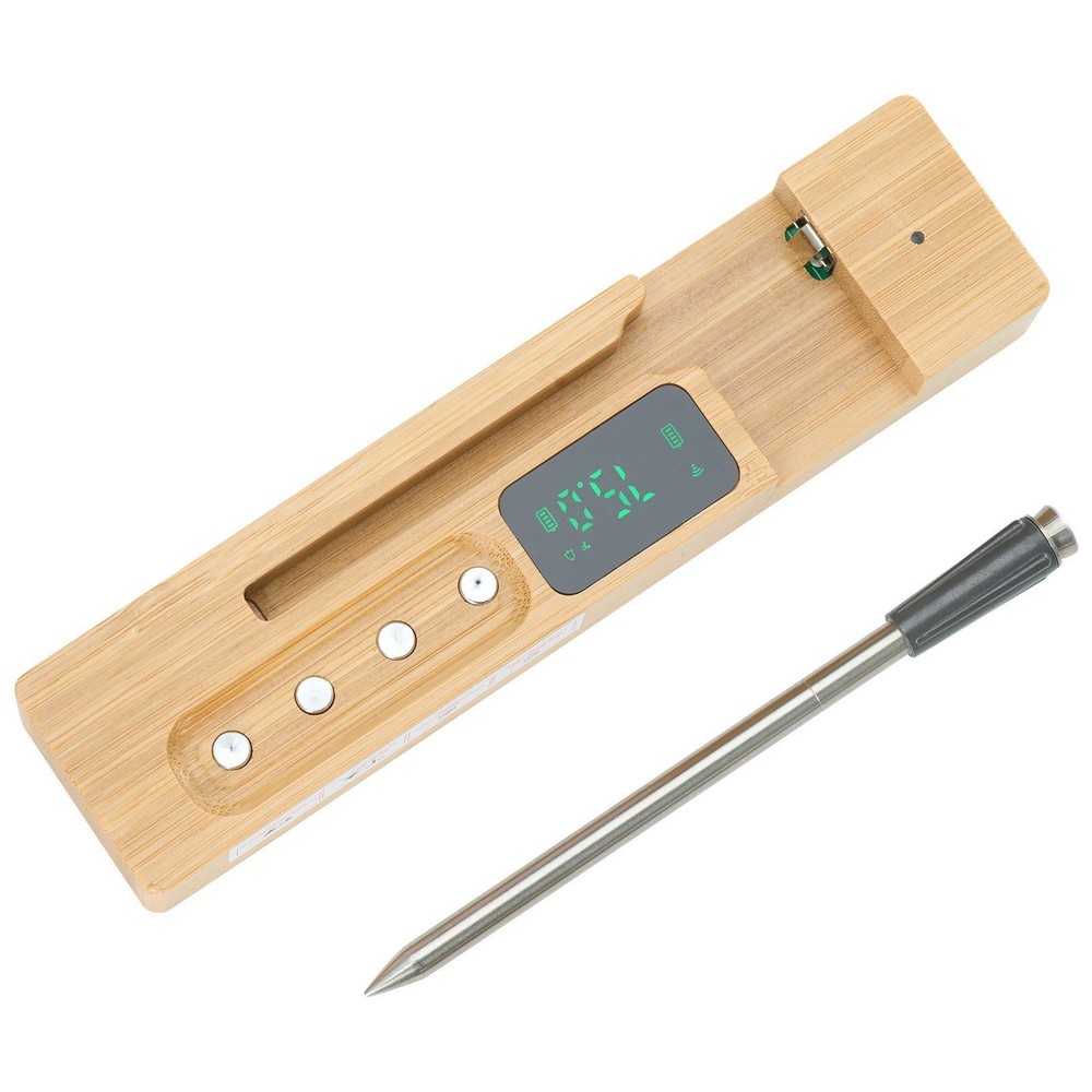Bluetooth Meat Thermometer Wireless 500 ft Range Probe Grilling Smoking Cooking