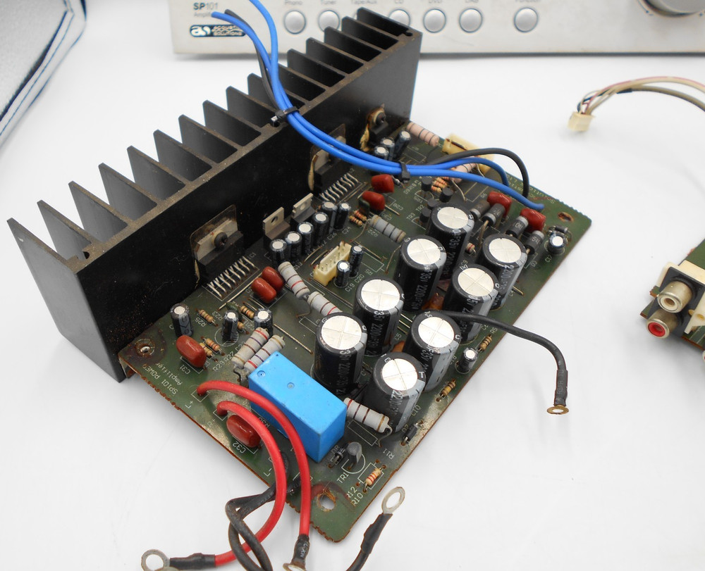 ACOUSTIC SOLUTIONS SP101 SPARES FRONT PANEL & INTERNAL BOARDS UNTESTED *READ*