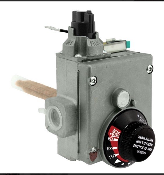 Rheem SP14270K Gas Control Thermostat, Natural Gas , Gray , 12.7X7.5X6.6 inches