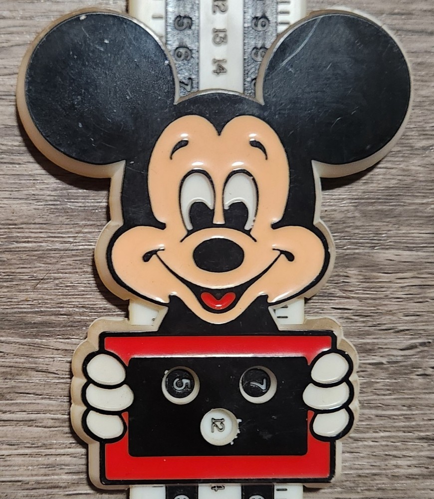 Walt Disney World Mickey Mouse Math Conversion Slide Ruler