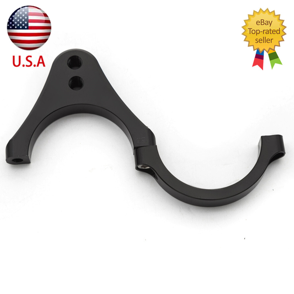 43mm 1x Universal Motorcycle CNC Steering Damper Fork Frame Mount Clamp Bracket
