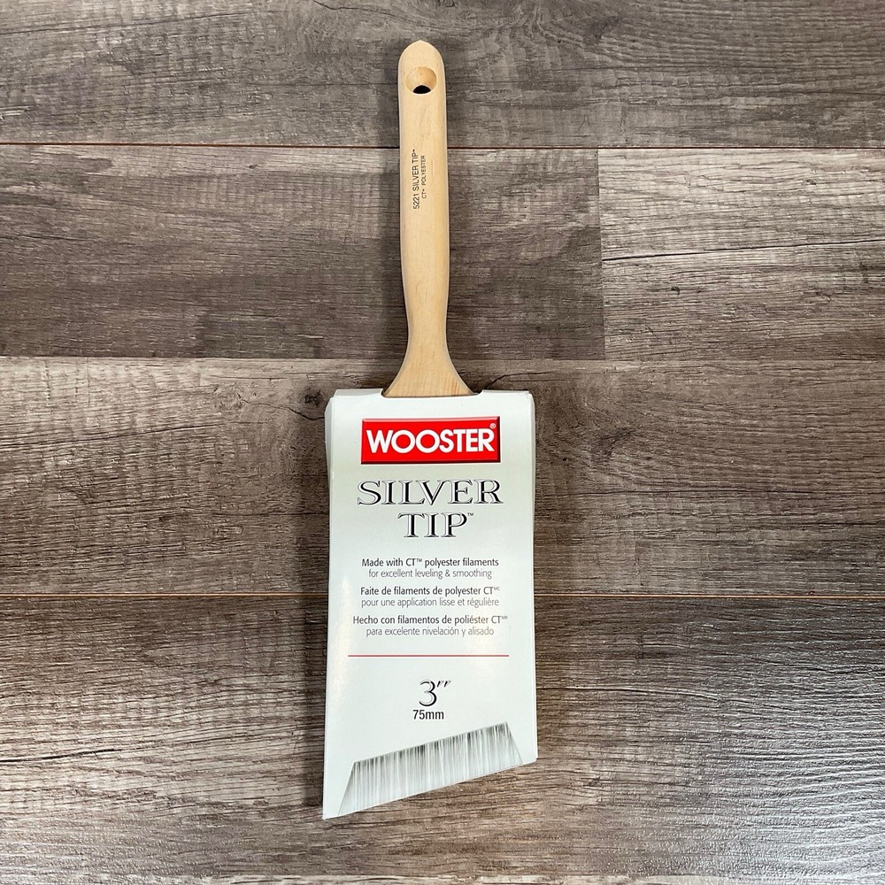Wooster 3" Silver Tip Paint Angle Brush