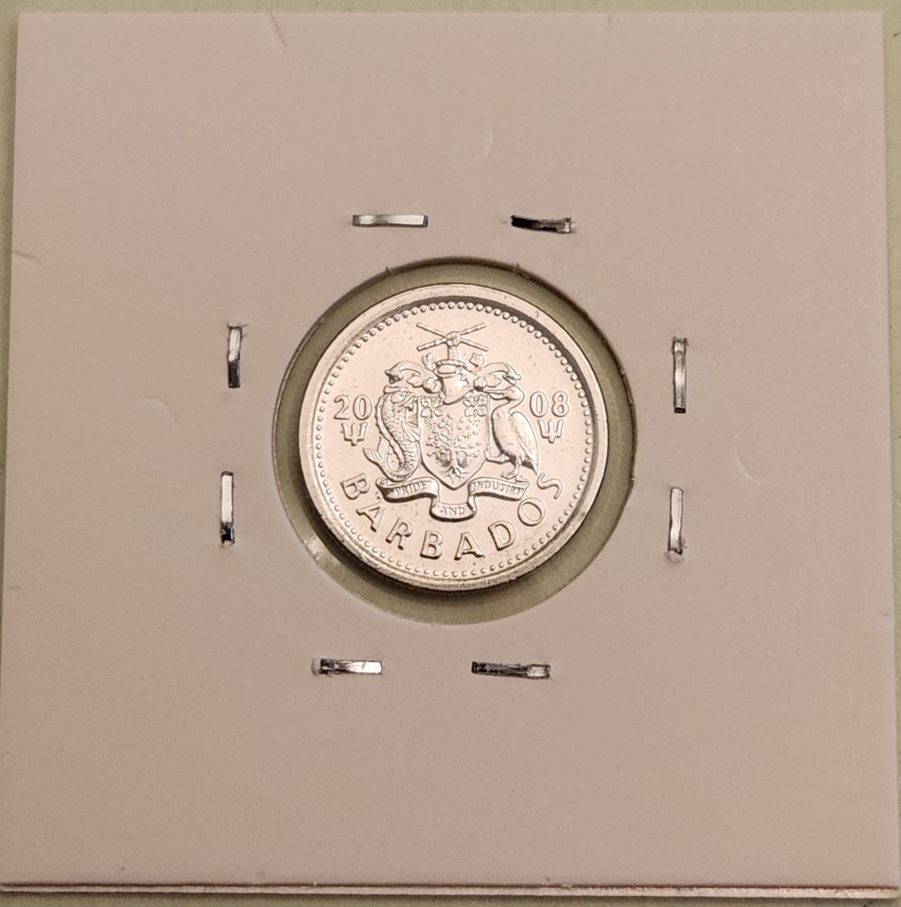 Barbados coin, 10 Cents, 2008