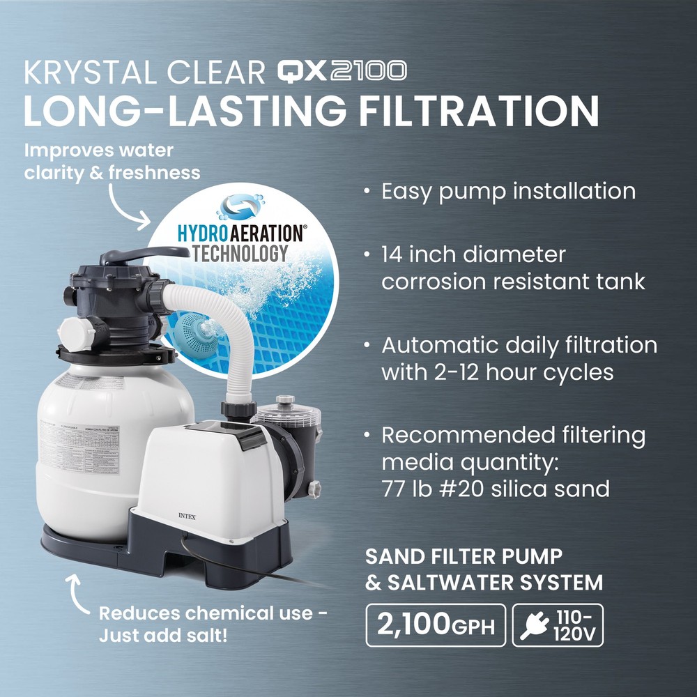 Intex 26367EH 24' x 12' x 52" Rectangular XTR Frame Swimming Pool w/ Filter Pump