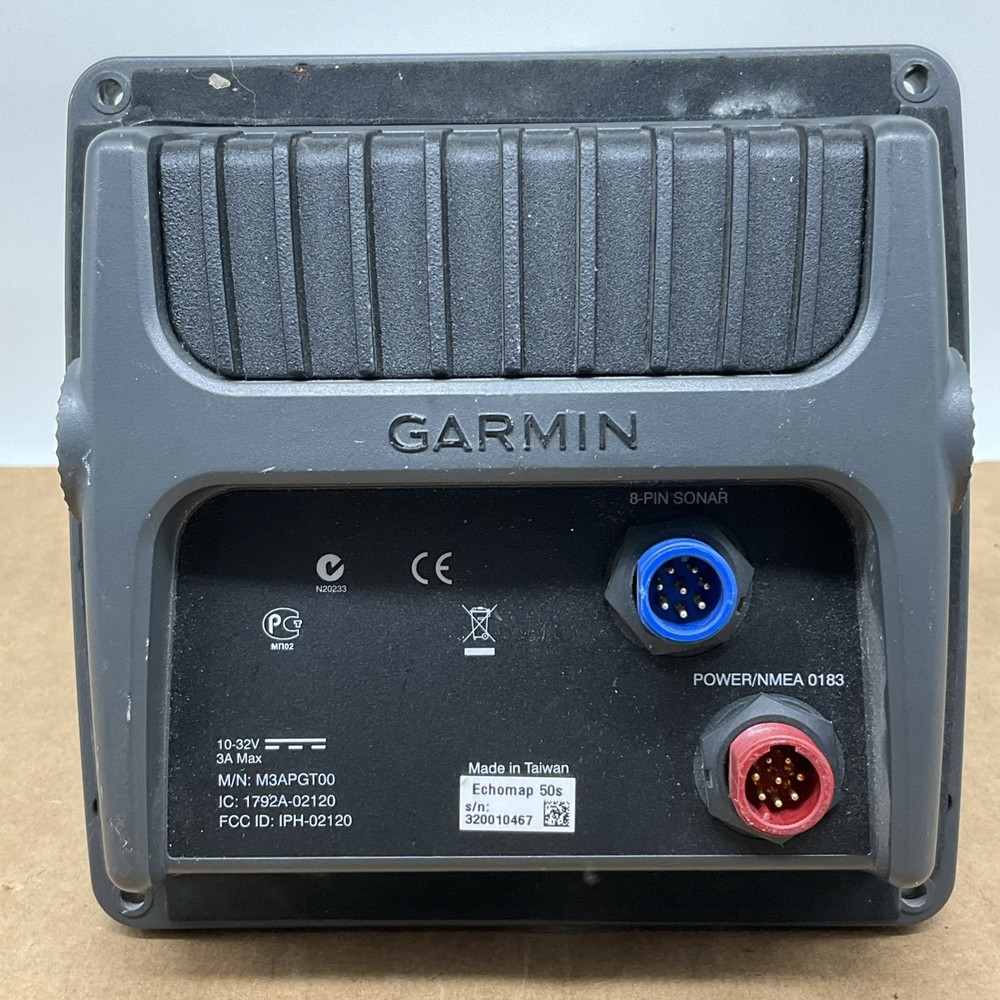 Garmin echoMAP 50s GPS Chartplotter Display For Parts, Not Working