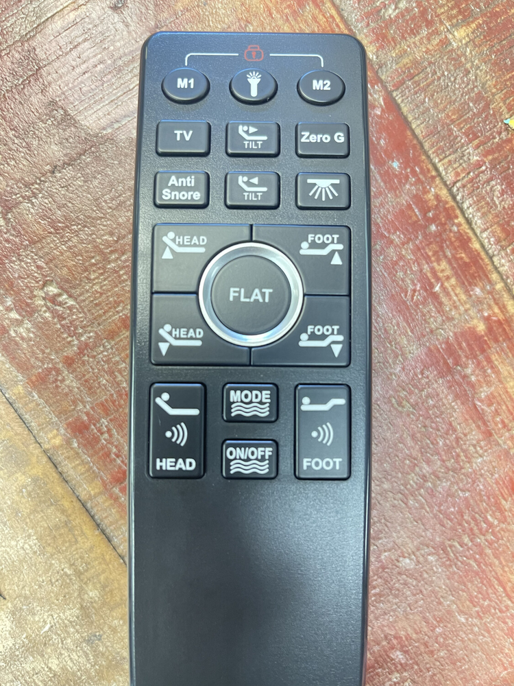 Bed Tech BT4000 Remote for Adjustable Bed (New Black Mlily Version)