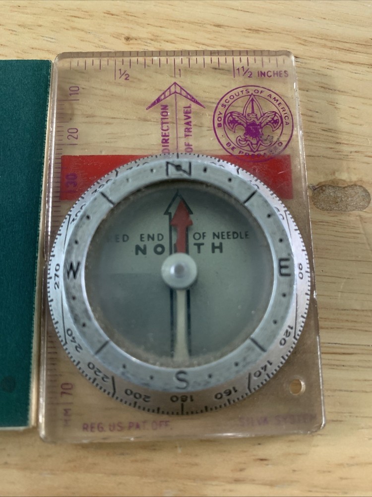 Vintage Silva system compass w original box and instructions.