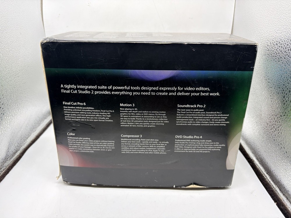 apple final cut studio 2 / Box Version Complete