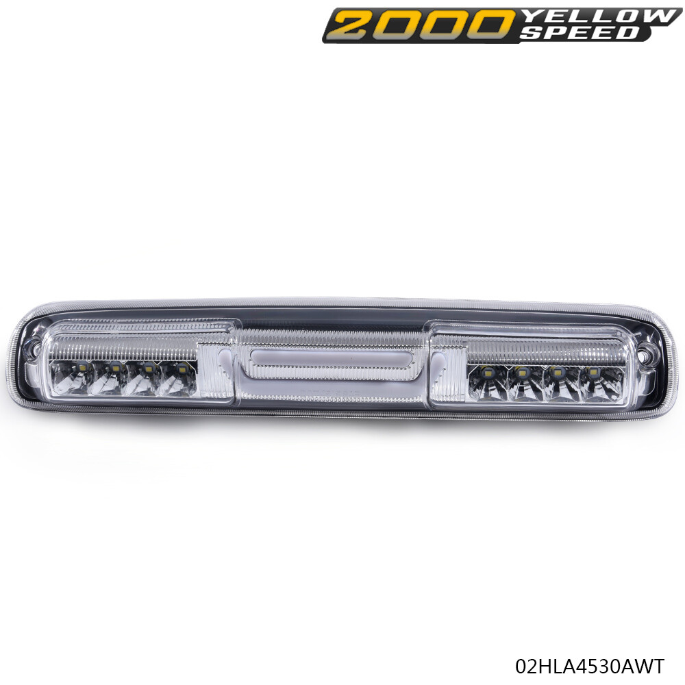 Fit For 99-07 Silverado/Sierra Chrome/Clear LED Third 3rd Brake Cargo Light