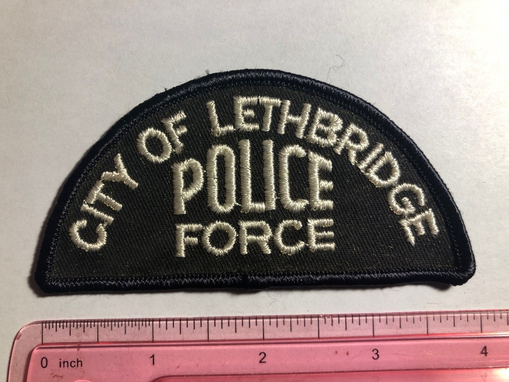 Lethbridge Albert Police Force Patch ~ Canada