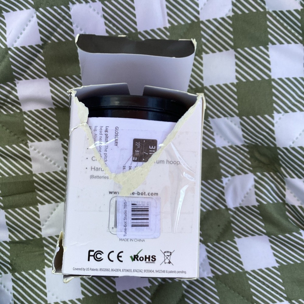 OVERTONE LABS Tune-Bot Studio - Digital Drum Tuner - Black