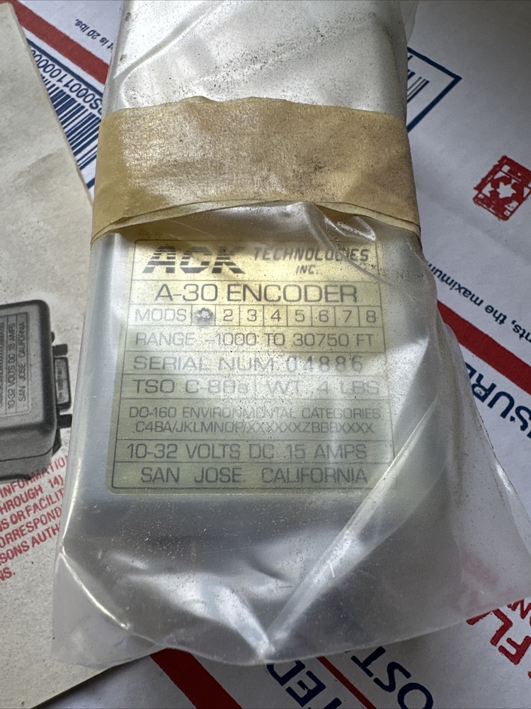 ACK A-30 Altitude Encoder - Part Number: A-30