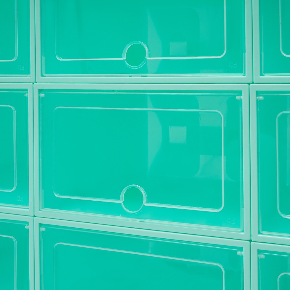 24 Pack Stackable Shoe Boxes Shoe Storage Organizer Shoe Boxes Shoe Storage Box