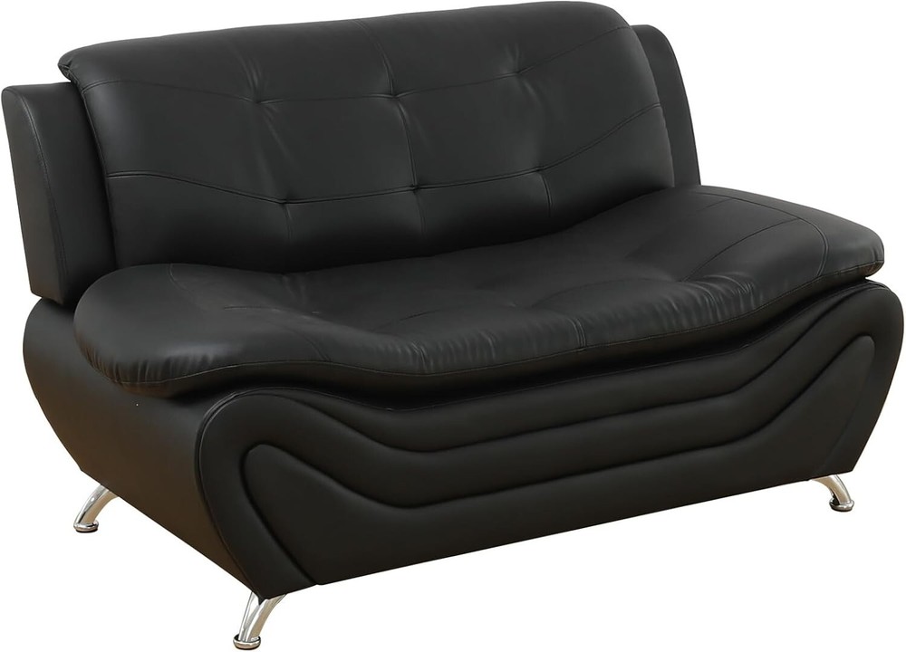 Faux Leather Living Room Sofa