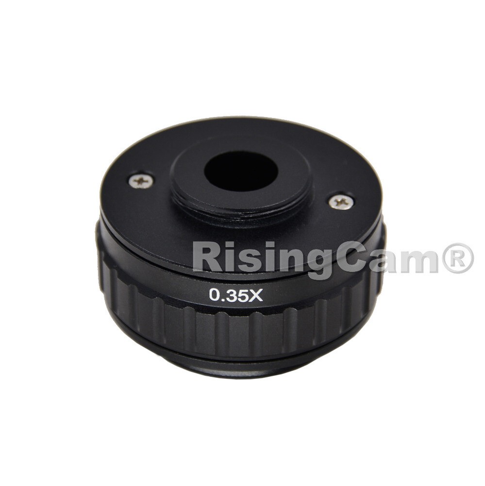 0.35X and 0.5X microscope C mount adapter for trinocular stereo microscope