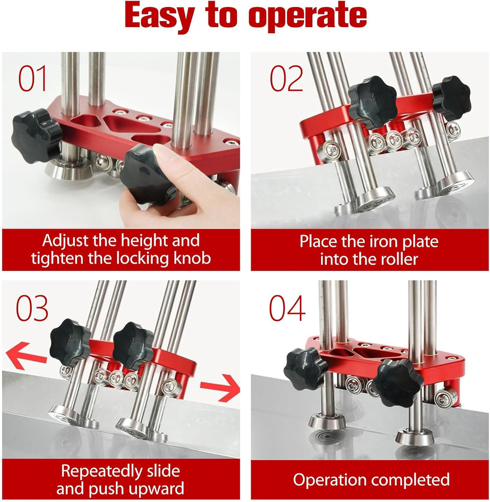 Metal Sheet Rollers&Bending Tools, Dual-Station Metal Sheet Rollers,Suitable for
