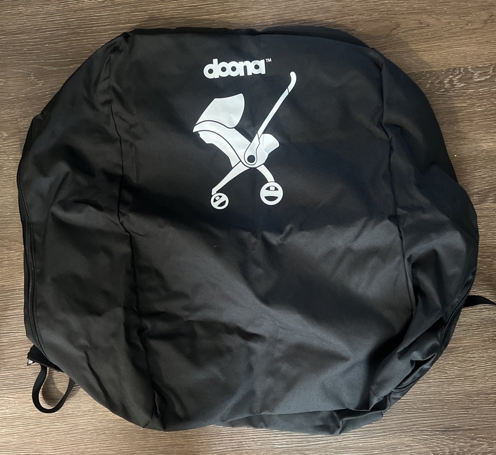 Doona Black Stroller Backpack Carrier Travel Bag Gate Check