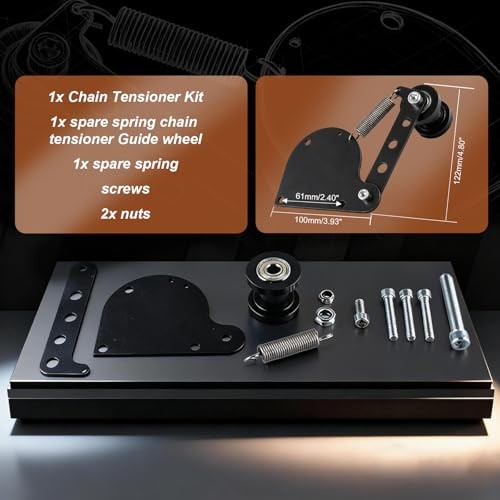 Spring Loaded Chain Tensioner for 49cc 66cc 80cc 2 Stroke Engine Motorized
