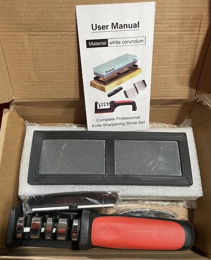 Complete Professional Knife Sharpening Premium Whetstone 7 Piece Set