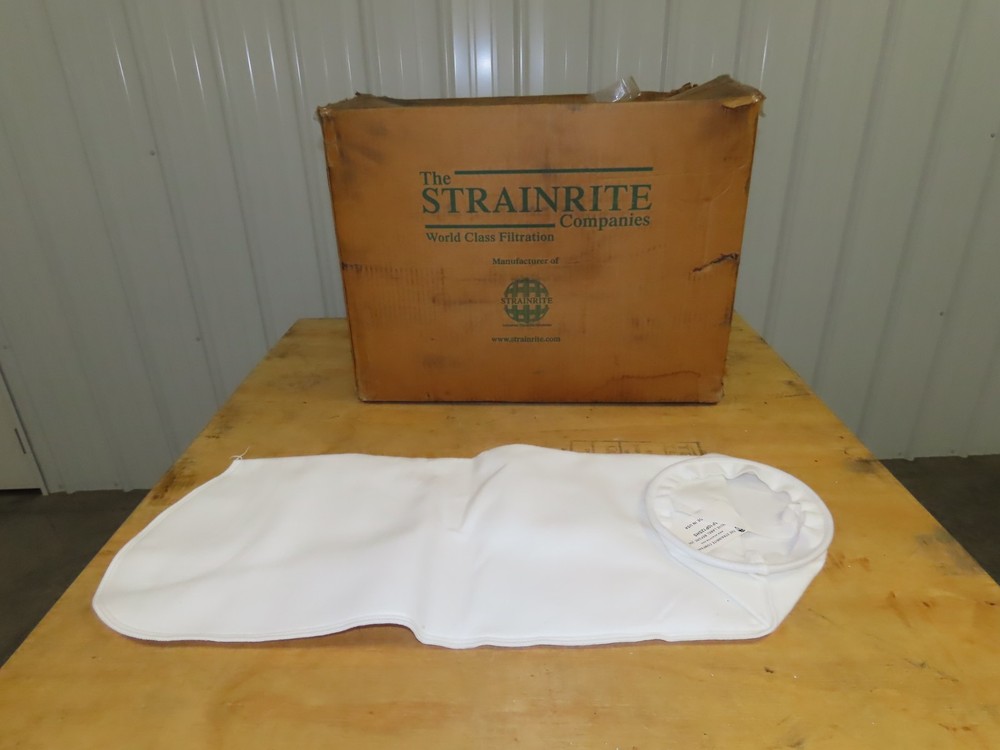 Strainrite AP 10P 12SHS Polyester Felt Bag Filter, Lot of 50, 10 Micron