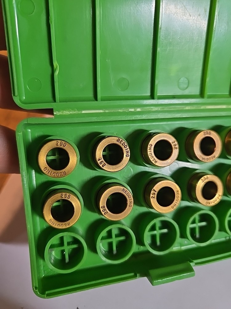 REDDING TITANIUM NITRIDE NECK SIZE BUSHING VARIOUS SIZES (SOLD INDIVIDUALLY)