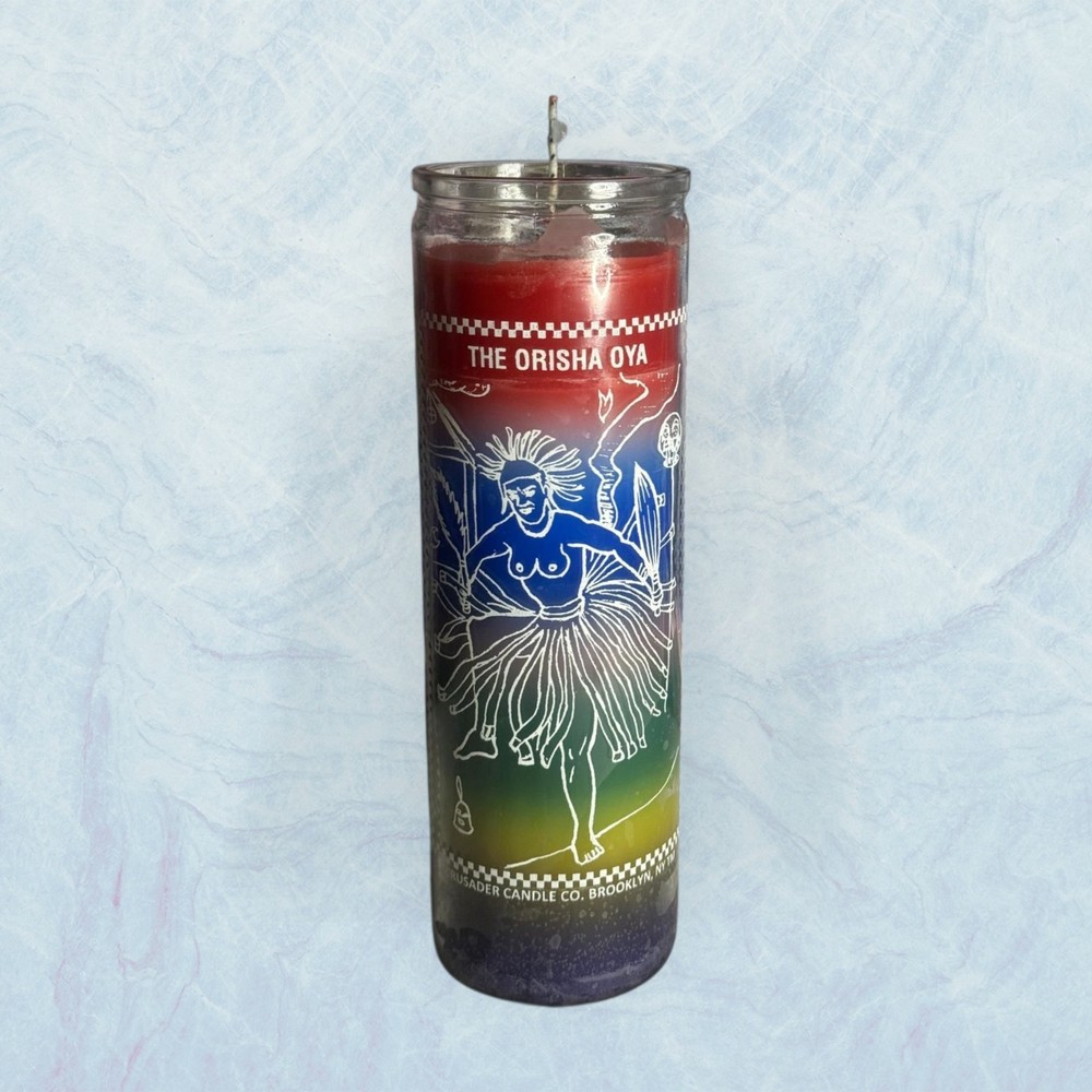 Oya Orisha Candle, 7 Day