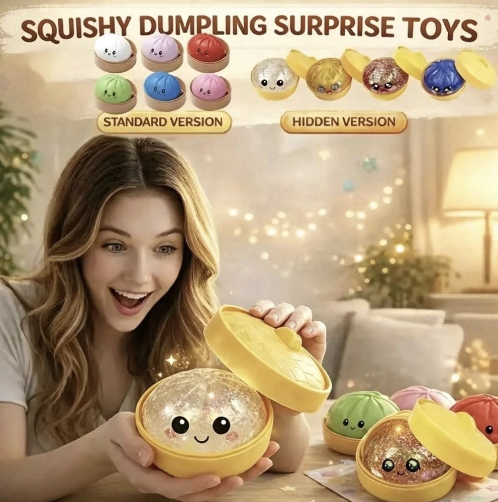 Squishy Bun Rainbow Mystery NEW Dumpling