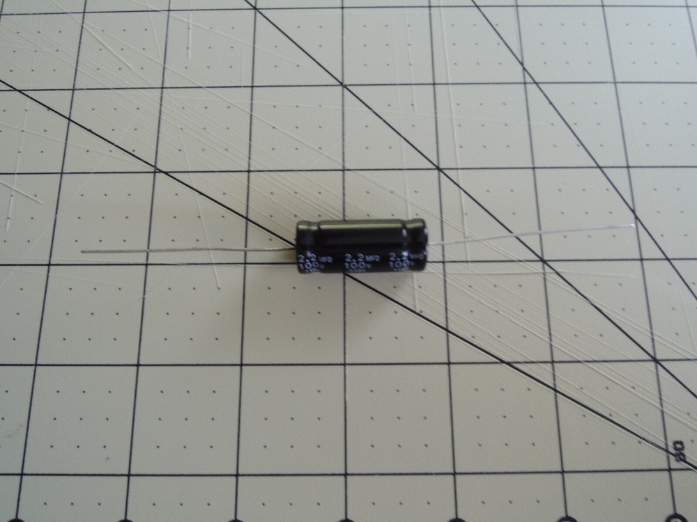(2) 2.2 MFD / 2.2uF 100V Electrolytic Axial Non-Polarized Crossover Capacitors