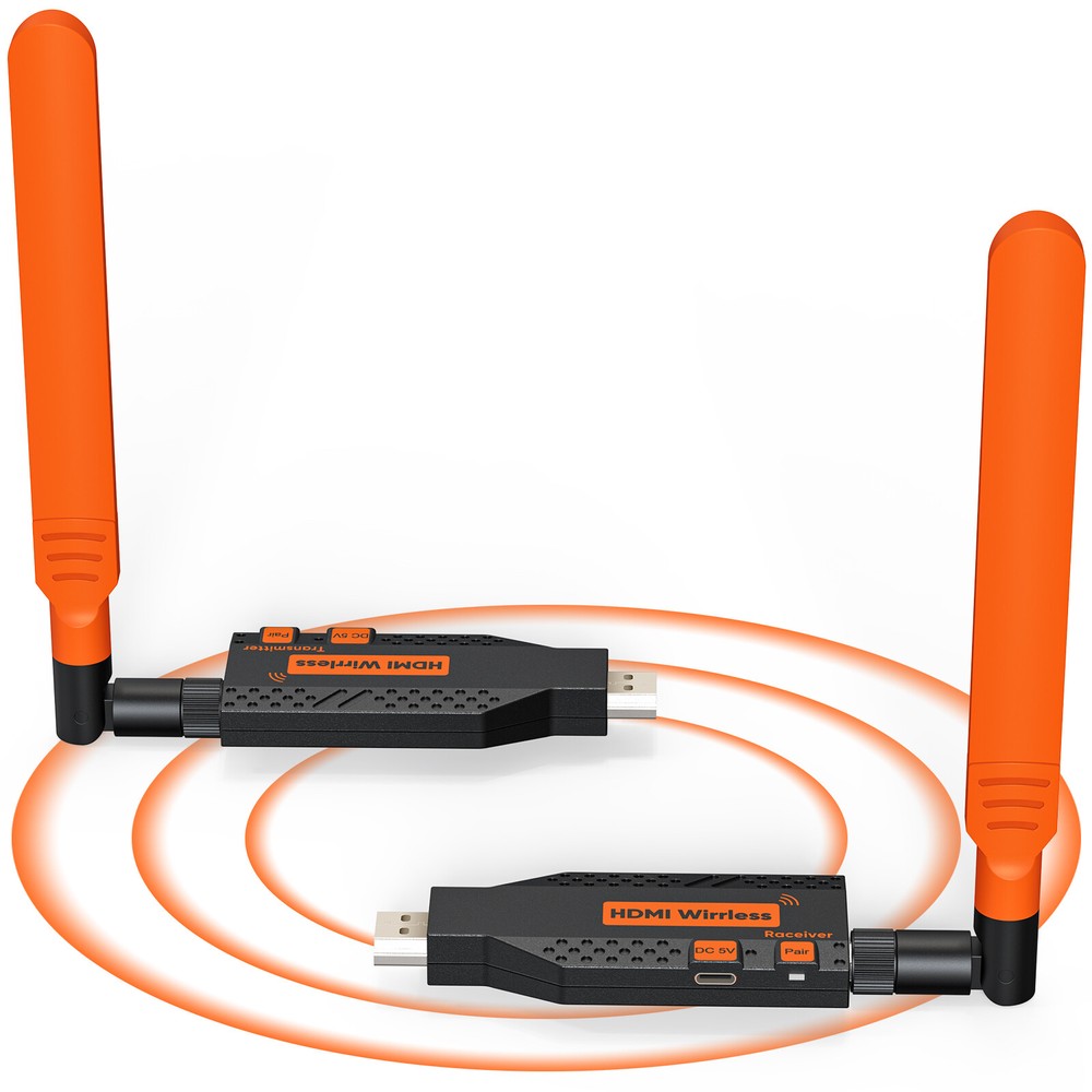 Long Range 1080P HDMI Wireless Extender Video Screen Transmitter & Receiver Kit