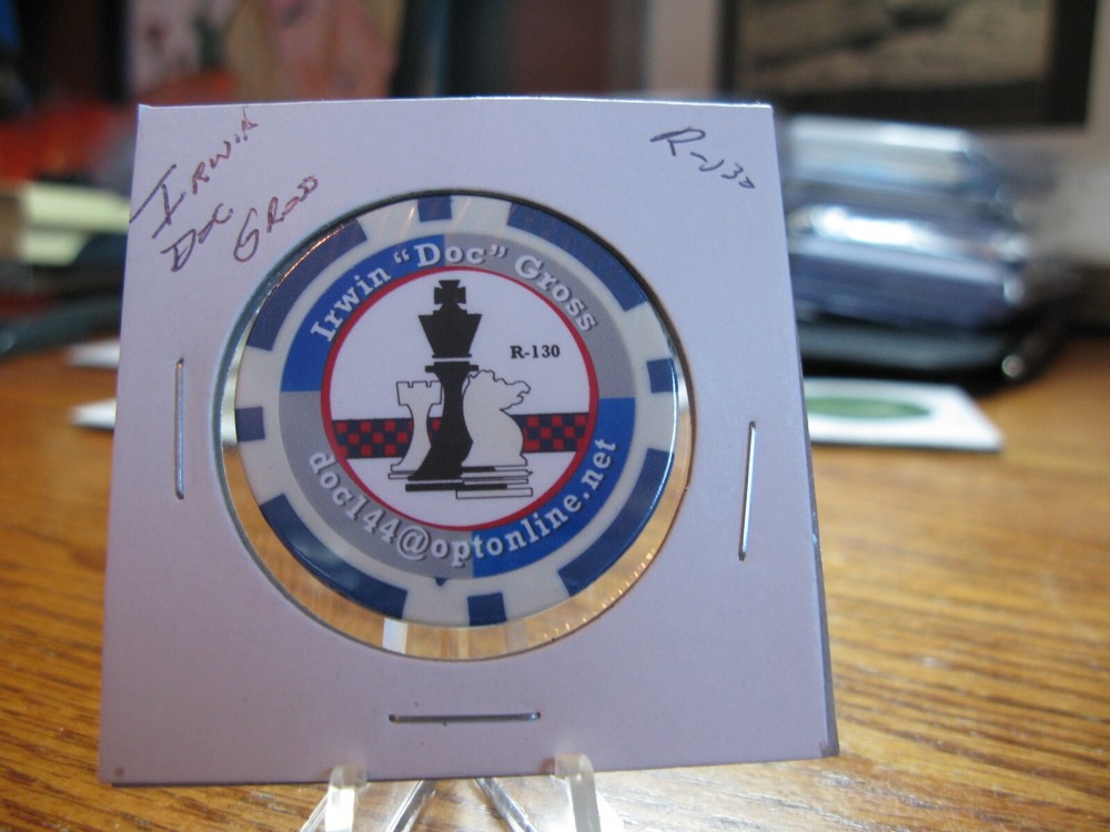 (NICE) IRWIN DOC GROSS 3 CHIPS CC&GTCC PERSONAL CASINO POKER CHIPs