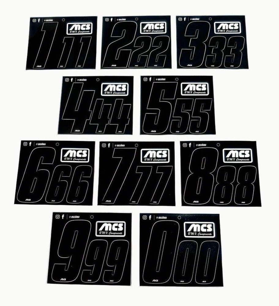MCS Number Decals